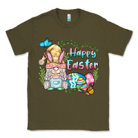 Army Green happy easter bunny gnome Classic Tee - BarkalooDesign