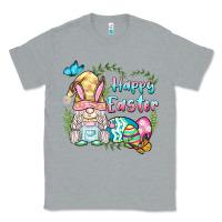 Heather Grey happy easter bunny gnome Classic Tee - BarkalooDesign