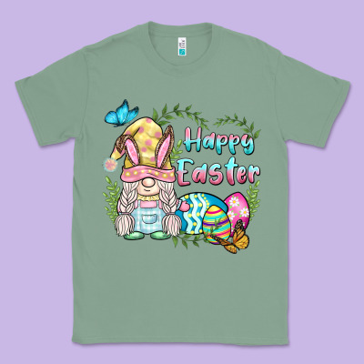 Happy Easter Bunny Gnome Classic Tee Designed By Barkaloodesign