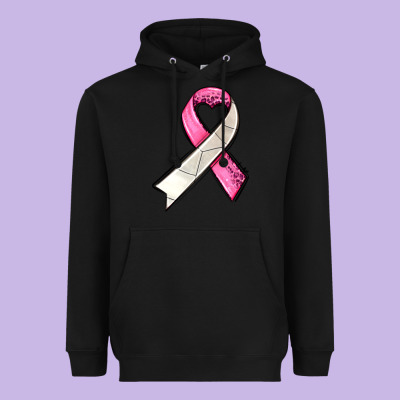Breast Cancer Sport Ribbons Heavyweight Hoodie Designed By Adodesignshop