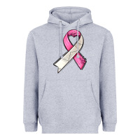 Heather Grey breast cancer sport ribbons Heavyweight Hoodie - AdoDesignShop