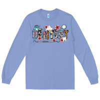 Colony Blue dentist Long Sleeve Tee - Zillion Design Studio