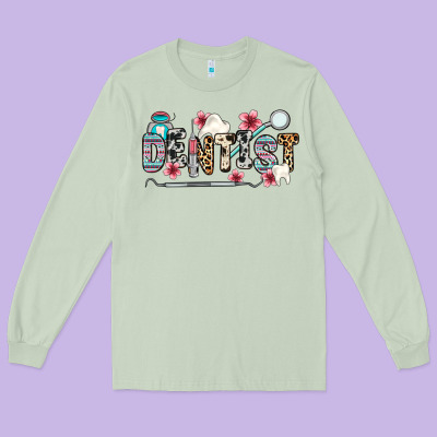 Dentist Long Sleeve Tee Designed By Zillion Design Studio