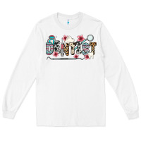 White dentist Long Sleeve Tee - Zillion Design Studio