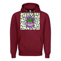 Burgundy keep one rolled weed Zipper Hoodie - CTS Tumbler Store