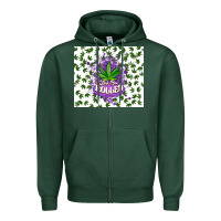 Sports Green keep one rolled weed Zipper Hoodie - CTS Tumbler Store