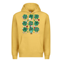 Antique Gold teacher st patrick day clovers Premium Hoodie - MaliasSmallBusiness