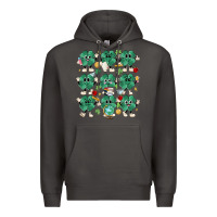 Smoke teacher st patrick day clovers Premium Hoodie - MaliasSmallBusiness
