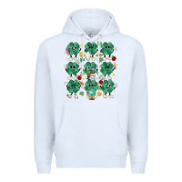 White teacher st patrick day clovers Premium Hoodie - MaliasSmallBusiness