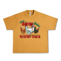 Peanut Butter what a damn cluckin' fluster fluck chickens christ Urban Heavy Tee - MaliasSmallBusiness