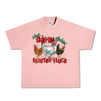 Salmon what a damn cluckin' fluster fluck chickens christ Urban Heavy Tee - MaliasSmallBusiness