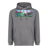 Storm merry christmas with santa sleigh Heavyweight Hoodie - BundleAndBundleShop