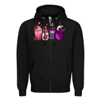 Black wednesday and enid coffee cups Zipper Hoodie - Zillion Design Studio