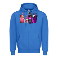 True Royal wednesday and enid coffee cups Zipper Hoodie - Zillion Design Studio