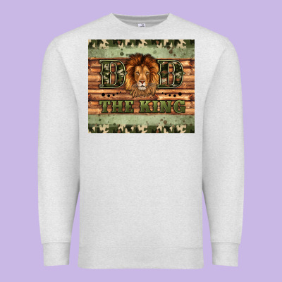 Dad The King Premium Sweatshirt Designed By Artiststas