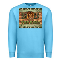 Ocean Blue dad the king Premium Sweatshirt - Artiststas