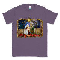 Merry Christmas Holy Family Classic Tee | Teevron