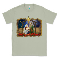 Matcha merry christmas holy family Classic Tee - RanaPortraitStore