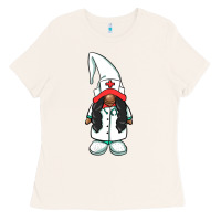 Bone african american nurse gnome Ladies Tee - BarkalooDesign