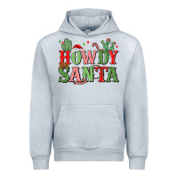 Heather Grey howdy santa Urban Hoodie - MaliasSmallBusiness