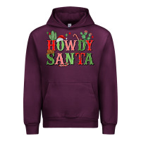 Mauve Wine howdy santa Urban Hoodie - MaliasSmallBusiness