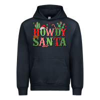 Navy howdy santa Urban Hoodie - MaliasSmallBusiness