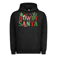 Pigment Black howdy santa Urban Hoodie - MaliasSmallBusiness