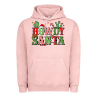 Pigment Salmon howdy santa Urban Hoodie - MaliasSmallBusiness