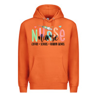Carrot coffee scrubs rubber gloves nurse Premium Hoodie - MaliasSmallBusiness