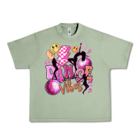 Oil Green dance vibes Urban Heavy Tee - MaliasSmallBusiness