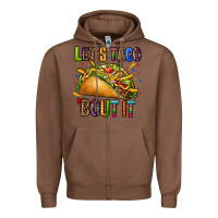 Chestnut lets taco bout it Zipper Hoodie - CTS Tumbler Store