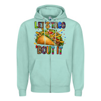Seafoam lets taco bout it Zipper Hoodie - CTS Tumbler Store