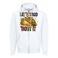 White lets taco bout it Zipper Hoodie - CTS Tumbler Store