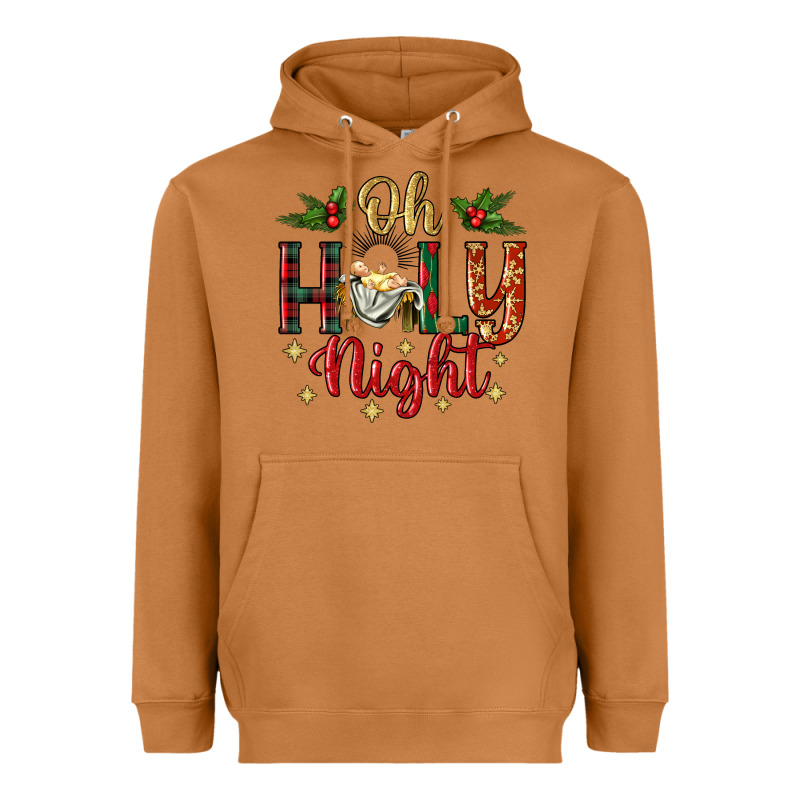 Oh Holy Night Heavyweight Hoodie by BundleAndBundleShop | Teevron