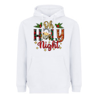 White oh holy night Heavyweight Hoodie - BundleAndBundleShop