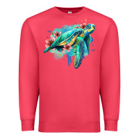 Cardinal floral turtle Premium Sweatshirt - Jasminsmagicworld
