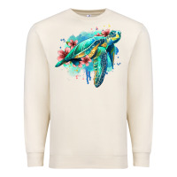 Sandshell floral turtle Premium Sweatshirt - Jasminsmagicworld