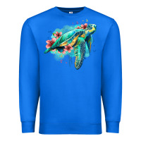 True Royal floral turtle Premium Sweatshirt - Jasminsmagicworld