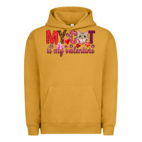 Pigment Peanut Butter my cat is my valentine Urban Hoodie - NancyCooperArtShop