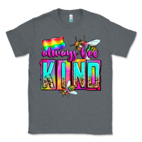 Charcoal Heather always bee kind Classic Tee - Zillion Design Studio