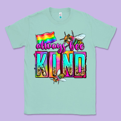 Always Bee Kind Classic Tee Designed By Zillion Design Studio