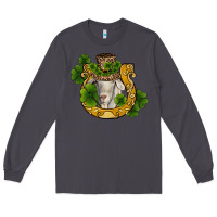 Smoke st patricks day goat horseshoe shamrock Long Sleeve Tee - RanaPortraitStore