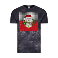 Cloud Black Christmas Bichon frise dog Vintage Tee - BarkalooDesign