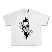 Lunar Rock skull in the wall file Urban Heavy Tee - MaliasSmallBusiness