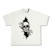 Pistachio skull in the wall file Urban Heavy Tee - MaliasSmallBusiness