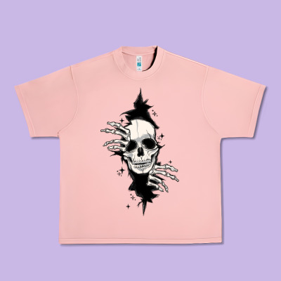 Urban Heavy Tee skull in the wall file