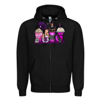 Black wednesday coffee cups Zipper Hoodie - Zillion Design Studio