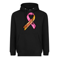 Black breast cancer sport ribbons Heavyweight Hoodie - AdoDesignShop