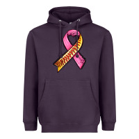 Plum breast cancer sport ribbons Heavyweight Hoodie - AdoDesignShop