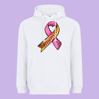 Breast Cancer Sport Ribbons Heavyweight Hoodie Designed By Adodesignshop